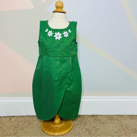 gymboree green dress Gymboree White & Aqua Lattice Bottom Dress – Sweet Pea & Teddy